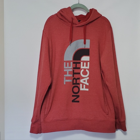 THE NORTH FACE red pullover hoodie Large - Picture 1 of 3